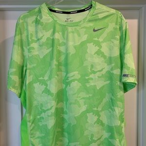 Nike Dri-Fit Neon Camo Running Shirt